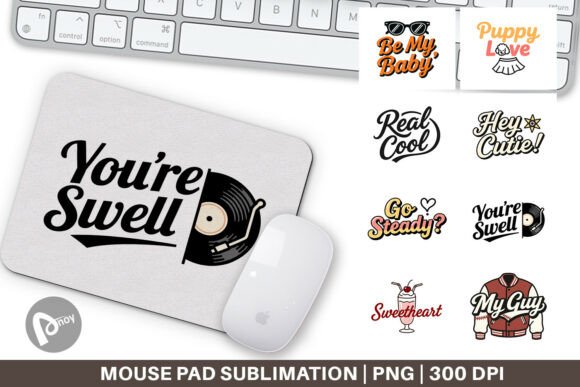 Atomic Love Valentine Mouse Pad: A Creative Addition to Your Workflow