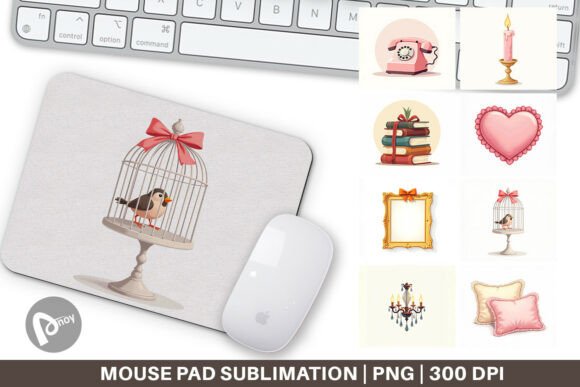 Cozy Coquette Decor Mouse Pad