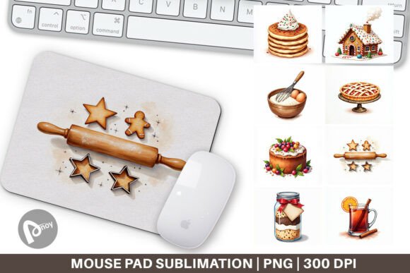 Festive Farmhouse Mouse Pad