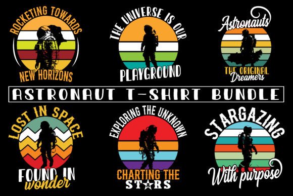 Futuristic Astronaut T-Shirt Designs for Modern Creative Workflows