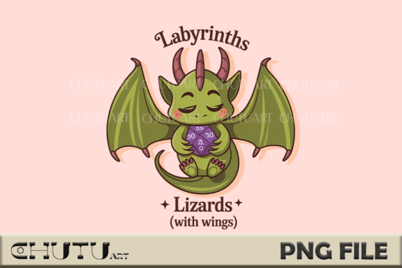 Labyrinths Lizards - Cute Dragon