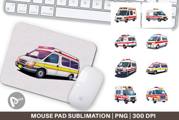 Mouse Pad Ambulance Vehicle: A Unique Addition to Your Workspace