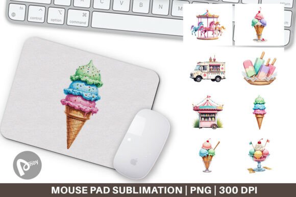 Mouse Pad Carnival Ice Cream: A Sweet Upgrade for Your Daily Workspace