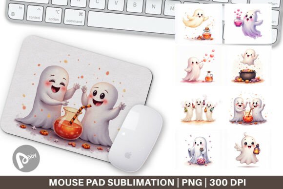 Mouse Pad Ghost Candy Potion