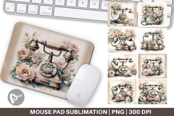 Mouse Pad Rotary Telephone: A Stylish and Functional Addition to Your Workspace
