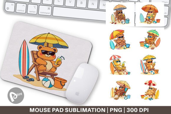Mouse Pad Summer Bear: Enhancing Your Workspace with Style and Functionality