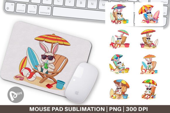 Mouse Pad Summer Rabbit: A Stylish and Functional Addition to Your Workspace