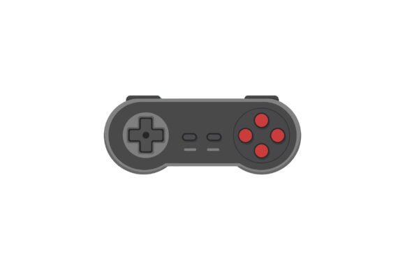 Retro Game Controller with Red Buttons a: A Timeless Design for Modern Gamers