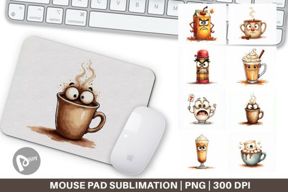 Sarcastic Sips Farmhouse Mouse Pad: A Stylish Addition to Your Workspace