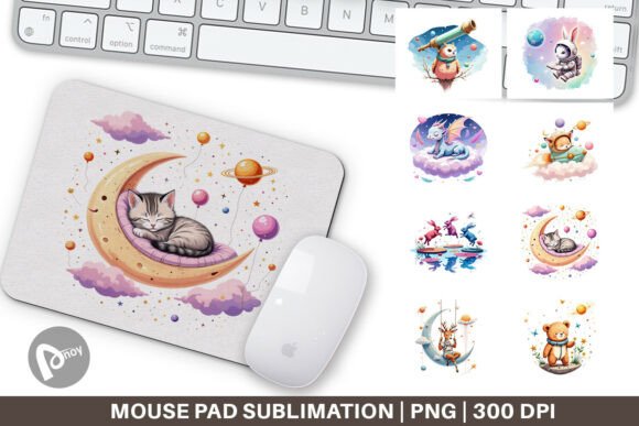 Transform Your Desk Into a Gateway of Imagination With a Mouse Pad Space Dreamscape