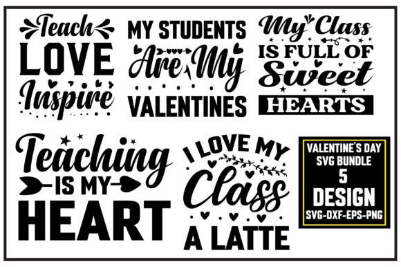 Valentine Svg Trendy Tshirt Bundle