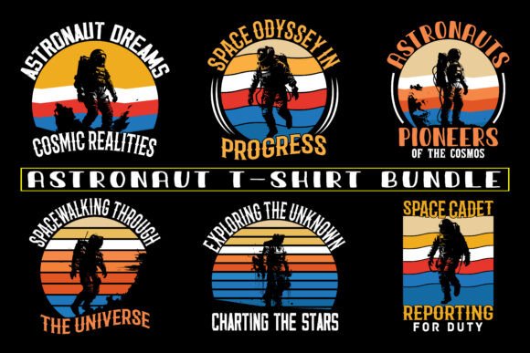 Vintage Astronaut T-Shirt Art: A Timeless Design for Modern Use